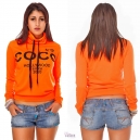 Sweat fashion coco orange fluo